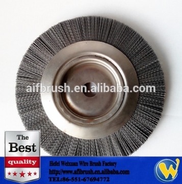Polypropylene bristle wire polishing brush