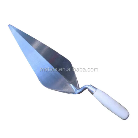 Affordable Leather Handle Stainless Steel Bricklaying Trowels for Garden and Construction Projects