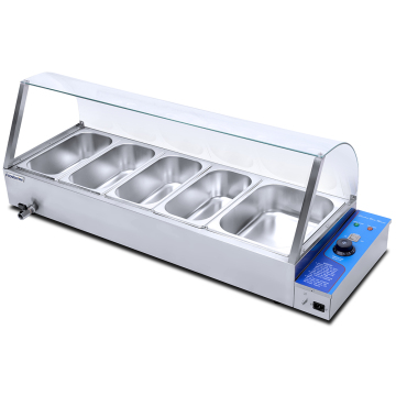 Ηλεκτρική οθόνη Bain Marie Food Warmer για πώληση σε εξοπλισμό κουζίνας εστιατορίων
