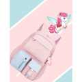 OEM مخصص شعار النايلون Pink Girls Backpack