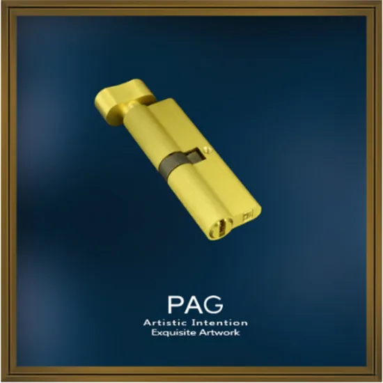 Pure Brass Knob Single-side Key Lock Cylinder