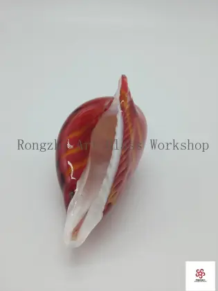 Red Sea Shell Glass Sculpture