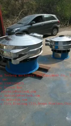 vibrating screener for SAP granules
