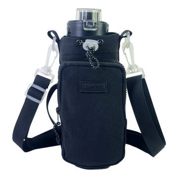 2024 Portable Outdoor Sports Thermos Cup with Crossbody Mobile Phone Bag