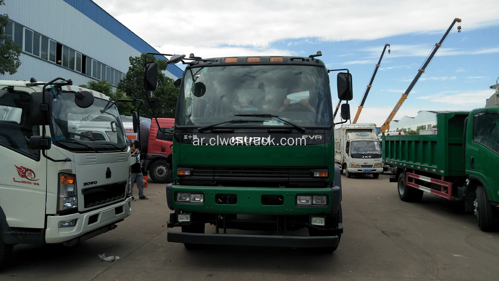تصدير إلى ميانمار ايسوزو 12cbm شاحنة القمامة المطحنة