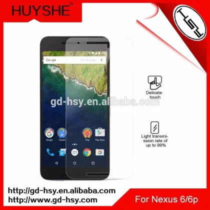 HUYSHE 0.3mm 2.5d zagg nexus 6p tempered glass screen protector