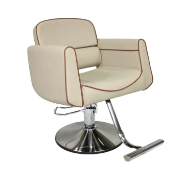 Vintage High-Quality Hair Salon Chair and Barber Chair with Styling Features, Antiqued Covers
