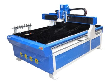 ATC cnc router 1218 with vacuum table 8 pcs linear type tool bits