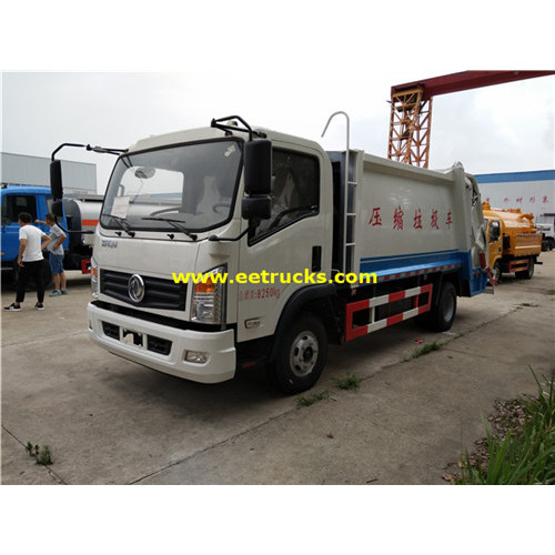 Dongfeng 105HP 5000L Camiones de basura de compresión