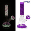 Glow In Dark Colorful Glass Beaker Bong