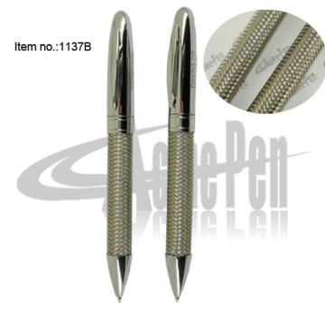 New Arrival Metal Braid Ballpoint Pen