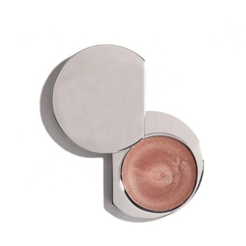 Customize Sliding Rotating Metal Case Magnetic Refillable Compact Mirror Finish