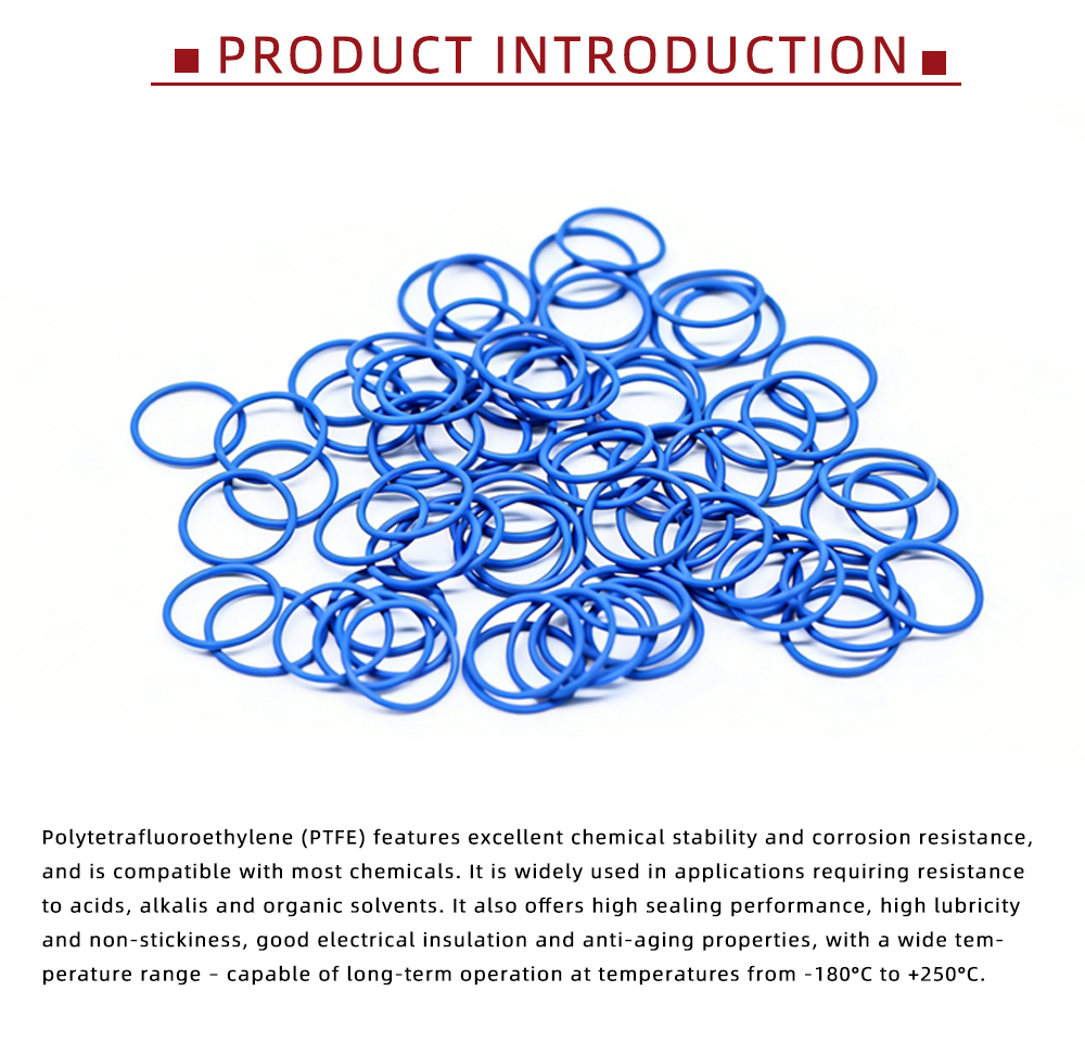 PTFE Coated Blue O-Ring Seal Kit X