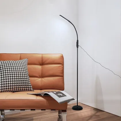Modern Smart Three-Color LED Floor Lamp for Office, Study, Reading & Living Room Lighting