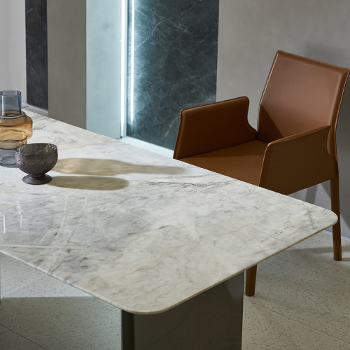 Typical Fancy Quality Room Dining Table Modern Fashion Nature Stone Dining Table Supplier