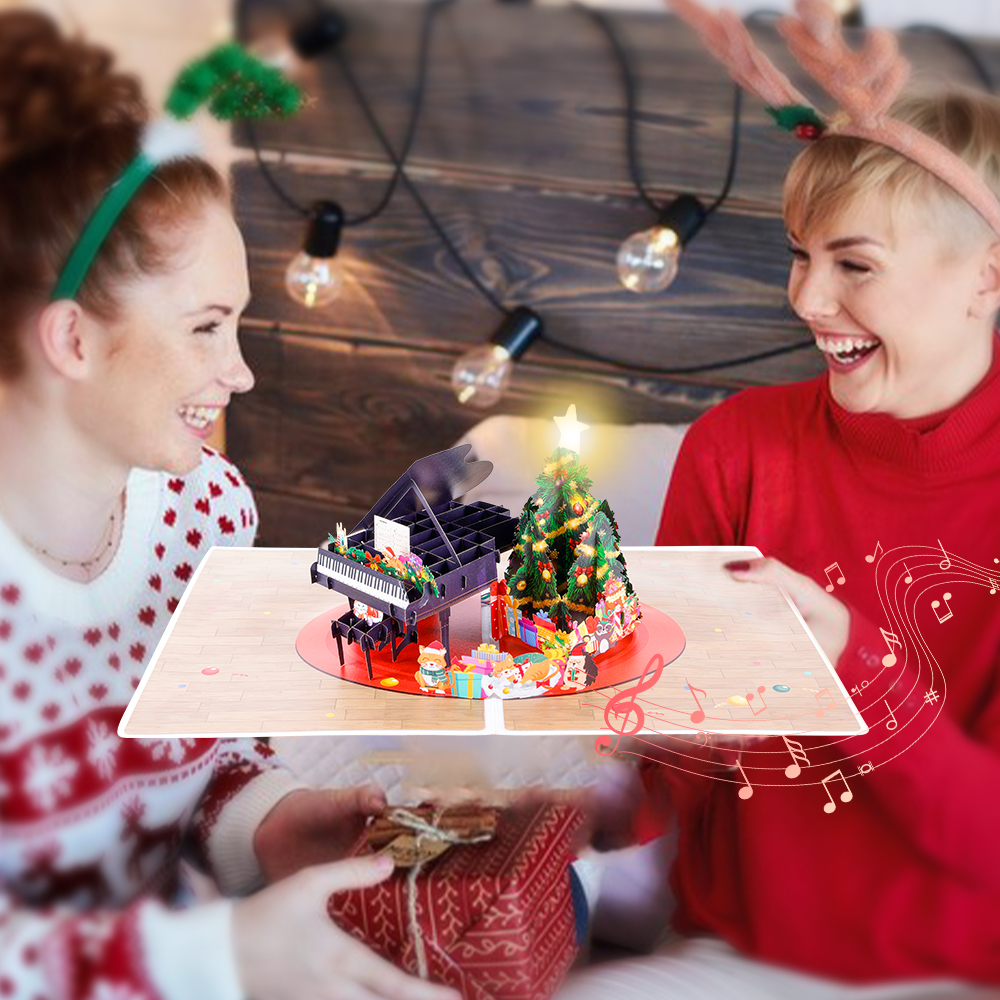 Christmas Tree Musical Pop Up Card