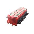 Mining Machine Directional Valve 6 spools hydraulic parts directional control hand valve Manufactory