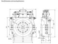 Mesin Daya Tarik Lift Gearless Traction Machine