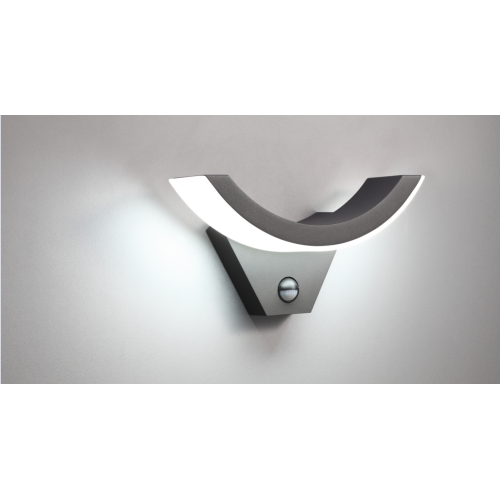 Capteur de mouvement du jardin LED lampe murale extérieure