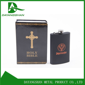 Funny Unique Design Whisky Flasks Insulated Stainless Steel Leather Hip Flask