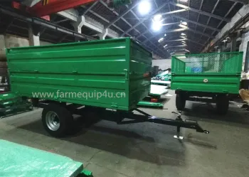 double gate farm tipper trailer