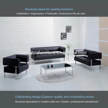 811-1# fashion design furniture leather sofa salon waiting room furniture