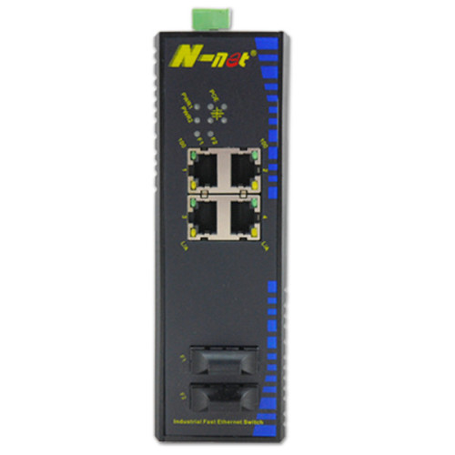 Industrial 10/100M Ethernet to Fiber PoE Ethernet switch