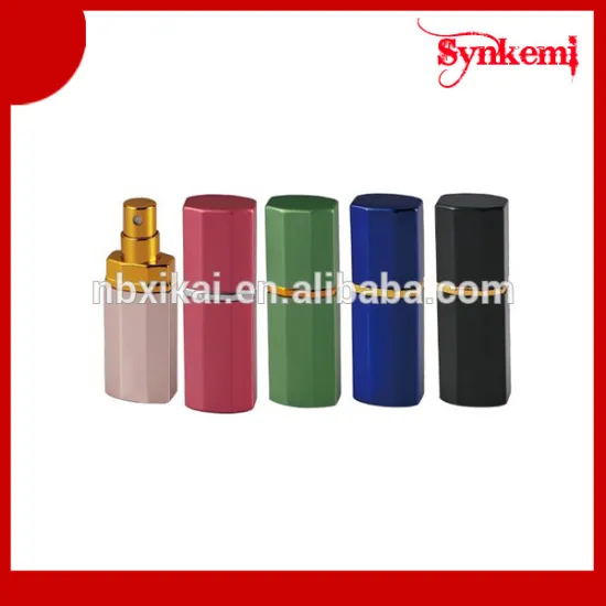 Square shaped perfume packaging bottle