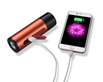 18650 battery 5200mah power bank and LED light Bluetooth Speaker