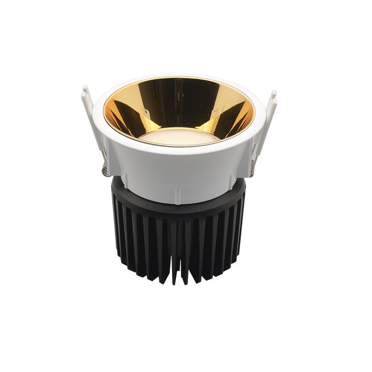 Diseño de moda Golden Cup 24W Anti-Glare empotrado LED COB Spotlight