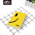 Diário portátil de notebook de couro pu PU Smile Style Style Face PU