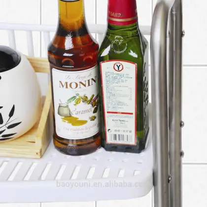 BAOYOUNI 2-tier Kitchen spice Storage Rack DQ-0937