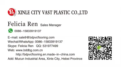 virgin material waterproof click system SPC vinyl floor