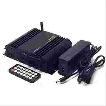 High-Power 2.1 Channel Digital Mini Audio Amplifier with Bluetooth, Treble Control, and TF Card Slot - 45W x 2 + 68W Supper Bass
