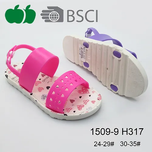 2016 New Design Beautiful Printed Girl Summer Sandals