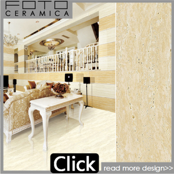 Unglazed Travertino Polished Porcelain Floor Tile (YTXD6000)