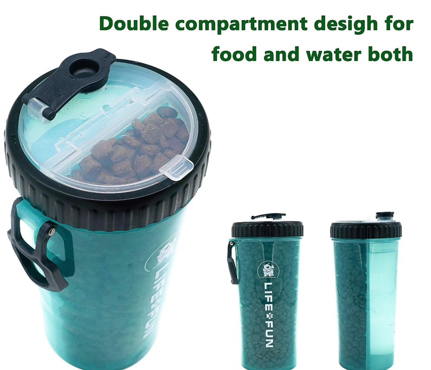 Dog Water Bottle&Food Container