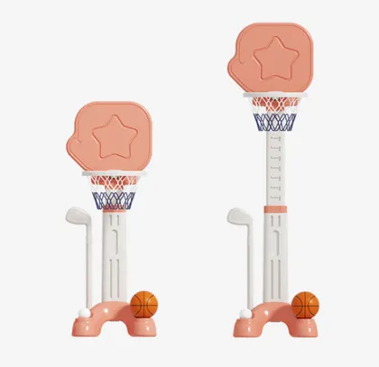 2021 HobbyTree New Design: Adjustable Plastic Baby Toy Basketball Stand for Home