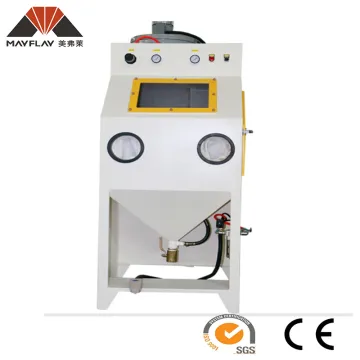 Mayflay High Quality Mini Used Wheel Small Portable Mobile Glass Sand Blasting Machine Price