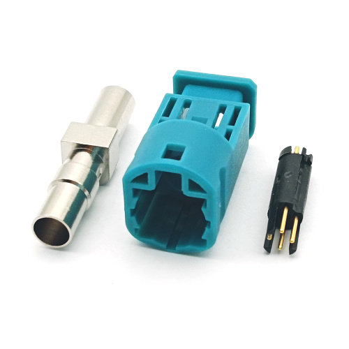 Universal 4 Pin Solder HSD Male Plug Connector