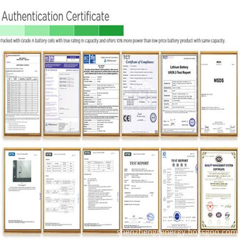 Lithium Battery  Certificates