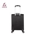 Hot sale crocodile pu-leather spinner travel trolly luggage