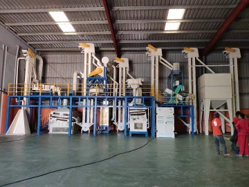Mais-Mais-Sojabohnen-Sorghum-Reinigungsanlage und Verarbeitungsmaschine