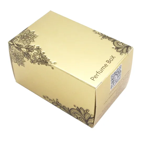 Custom perfume skincare cosmetic packaging box cardboard
