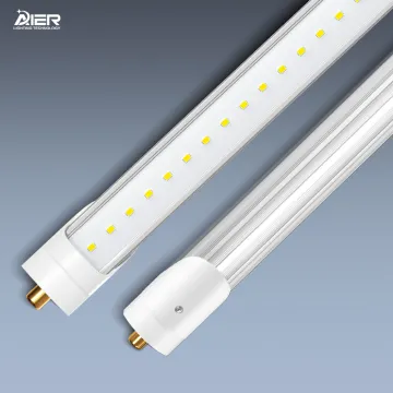 FA8 Single Pin 8' LED Bulbs 40W 6000K LED Tube Ballast Bypass T8 T10 F96T12 Fluorescent Replacement