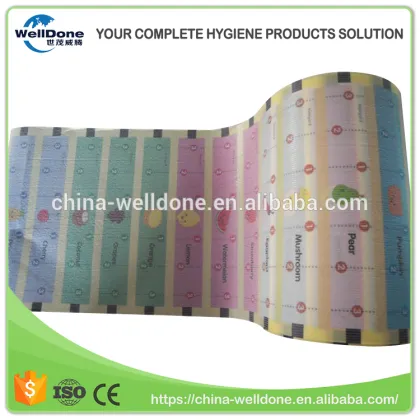 Single magic frontal tape adult diapers hot melt glue