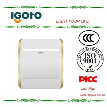 Igoto H RANGE British standard BS 1gang 2gang wall light lamp switch