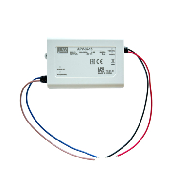 Niestandardowy wodoodporny sterownik LED 35W AC100-260V DC15V LED Transformer Zasilnik