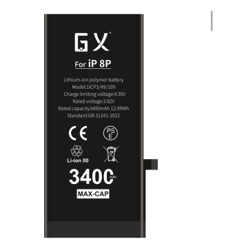 GX az Apple 8p -hez, nagy kapacitású akkumulátorral