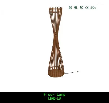 Elegant art Wood Floor Lamp producer